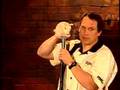 Taylor Mason and his puppet Paquito on Bananas Comedy