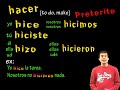 02 Spanish Lesson - Preterite - irregulars - hacer 02 Spanish Lesson - Preterite - irregulars - hacer