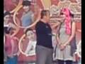 on stage with Eric Tseng Chi Wai