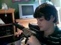 Me And My New Alpha Black Tippman Paintball Gun