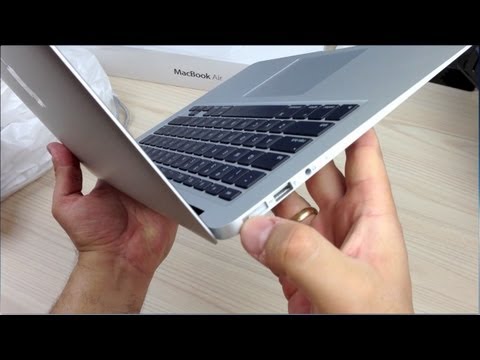 macbook air - http://www.youtube.com/StuffYouShouldBuy - A just purchased, brand new, never opened, Unboxing of a Macbook Air. I'll walk you through it from sealed in the ...