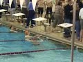 WLT Conference Meet HUHS Boys Swim Team 100M Br Tyler Champ