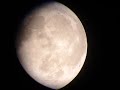 la luna dal mio telescopio