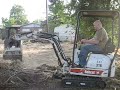 slakis driving a backhoe, part 1 slakis driving a backhoe, part 1