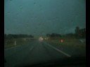 Driving through the storm Driving through the storm