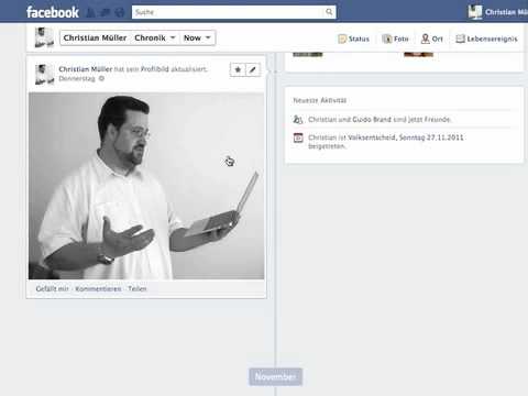 Timeline: Ein Rundgang durchs neue Facebook-Design