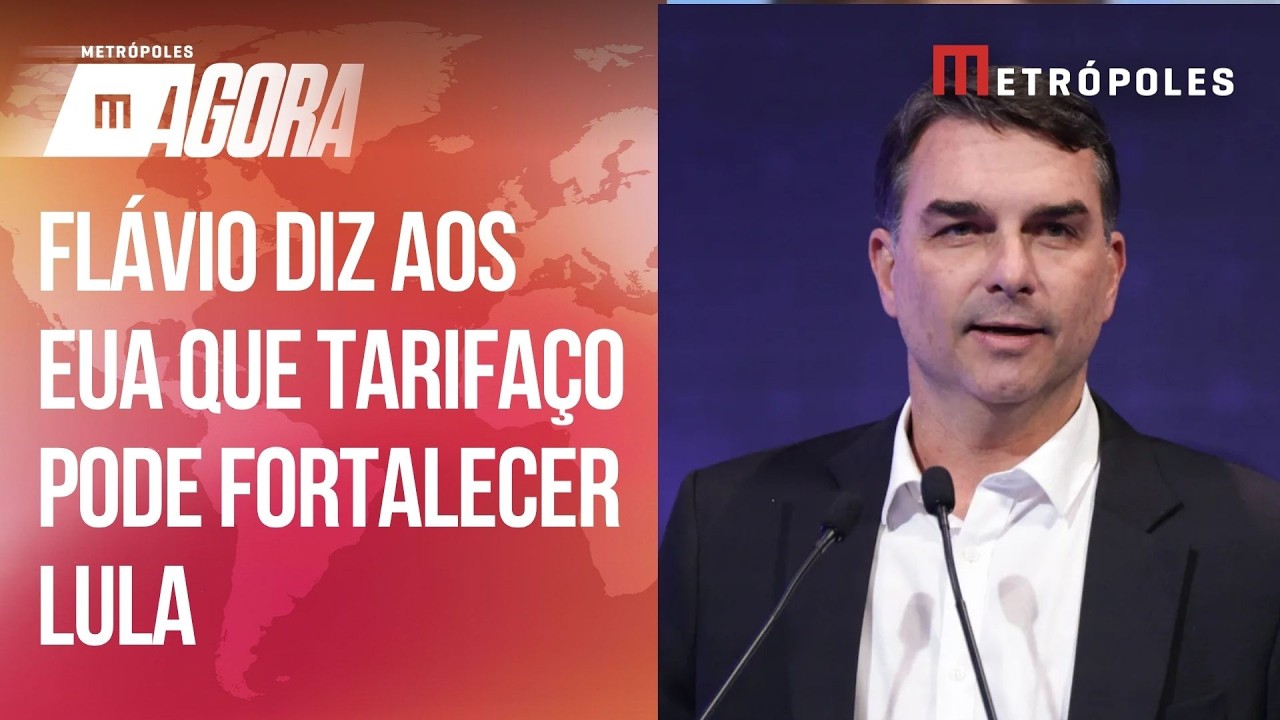 Flávio diz aos EUA que tarifaço de 25% daria “vitória política” a Lula