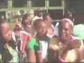 hugs for harlem at chris brown basketball game part 1