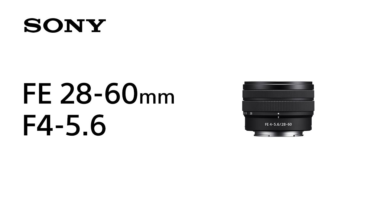 Sony 28-60mm F4-5.6 Full-frame Compact Zoom Lens | SEL2860