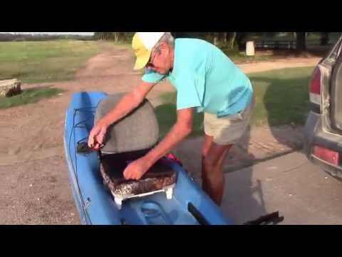 how to fit kayak seat