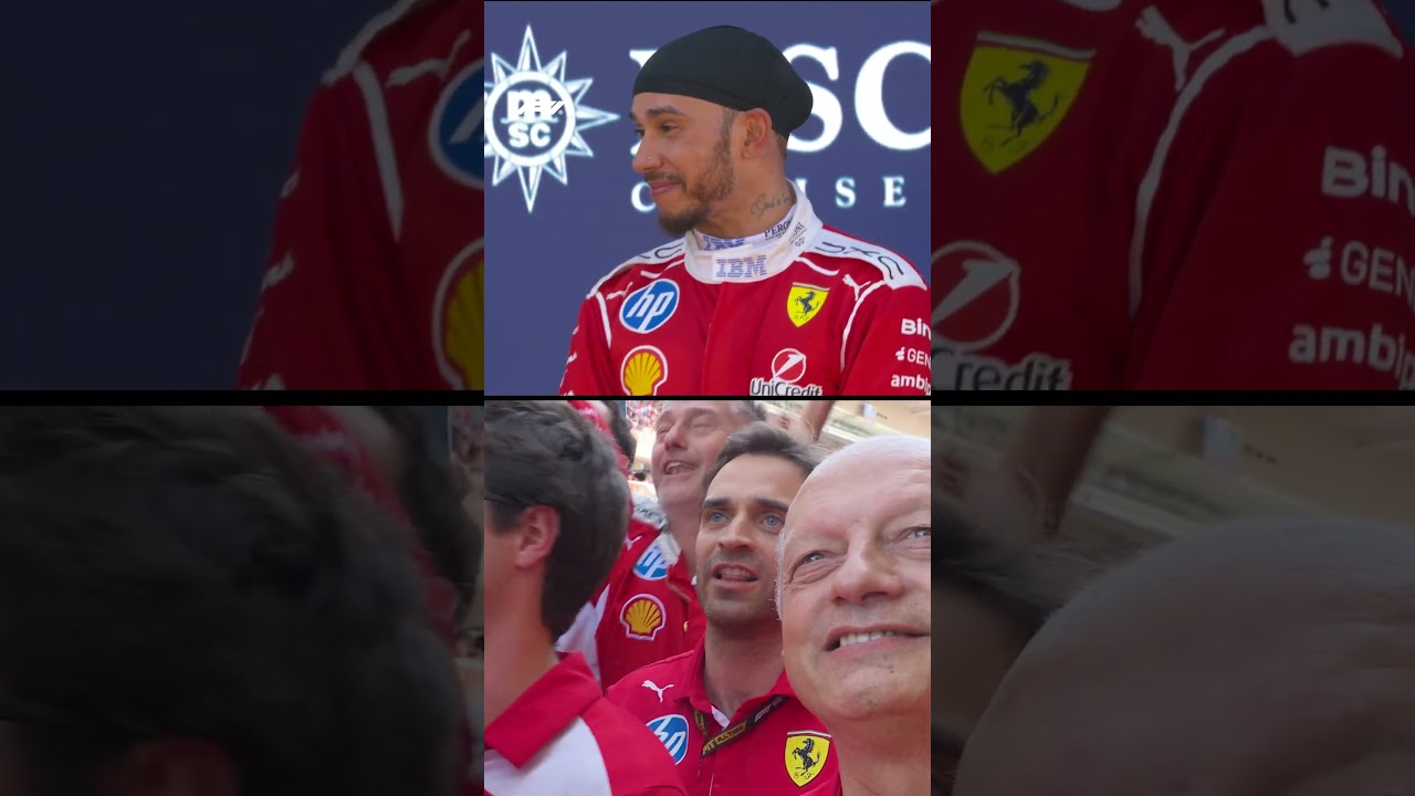 For Lewis. For Ferrari. For Italy 🇮🇹🎶