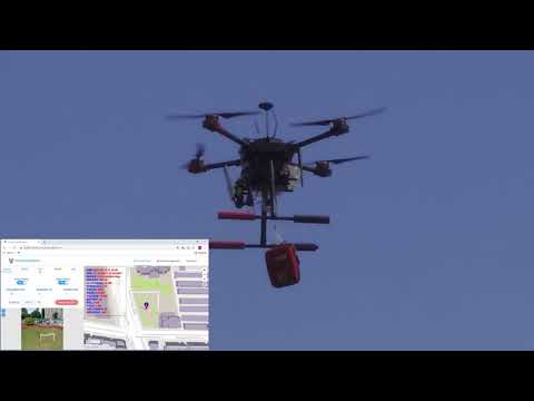 AI Wings AED Drone Demo