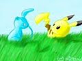 shiny mew and shiny umbreon tribute- in the end