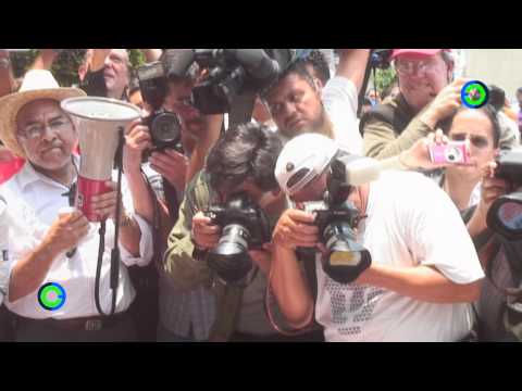 Periodistas protestan contra la violencia en México