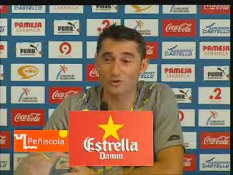 Entrevista de Prensa a Ernesto Valverde despu&eacute;s del primer entreno con el Villarreal