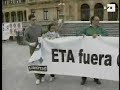 Concentración San Sebastián a favor ilegalización de ANV