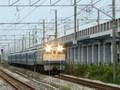 080915　14系座席車返却回送(東岡山駅にて)