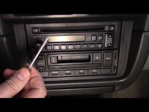 how to remove a cd player from your car