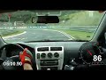 N�rburgring Nordschleife onboard Honda Civic 13.8.2008
