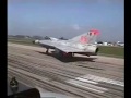 Saab J35 Draken trainers doing the Swedish Cobra Maneuver