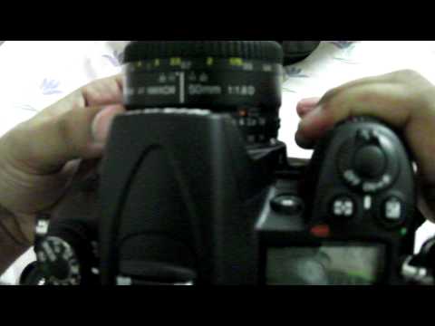 how to change the f stop on a nikon camera