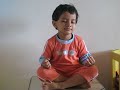 3Yrs old Gautami showing Yoga