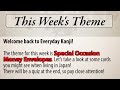 Learn Kanji - Everyday Kanji 20, Special Money Envelopes