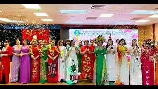 Hội LHPN phường Quang Trung trình diễn áo dài duyên dáng Việt Nam 2023 kỷ niệm ngày Quốc tế Phụ nữ 8/3