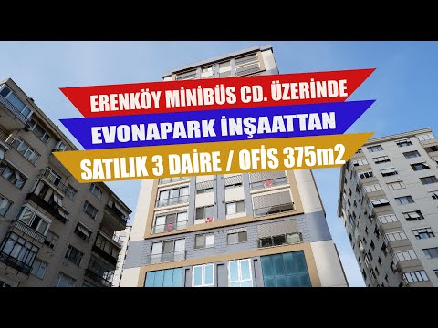 Erenköy Minibüs Cad. Satılık 3 Daire / Ofis 375 m2