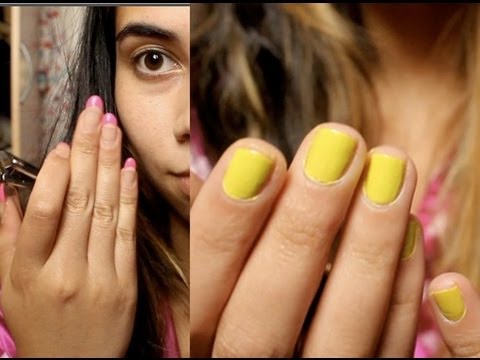 how to remove acrylic nails