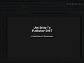 Use Snap To in Publisher 2007