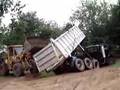 dump truck upright