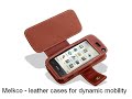 Melkco Tasche Leder Etui cuir ~ Nokia 5800 XpressMusic (Nokia Tube) Book Type (Red)
