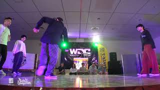 keniya & saki vs Funky Bee (Ringo Winbee & Yu-to) – WDC 2019 TOHOKU POP BEST8