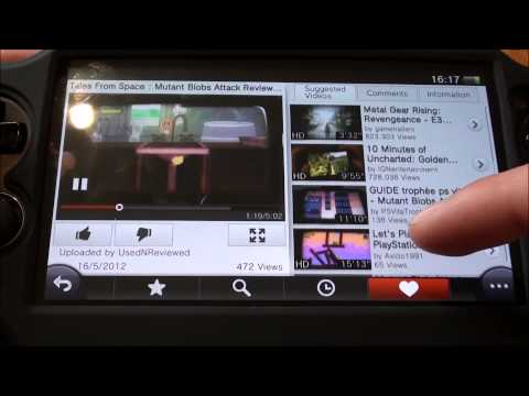 how to go on youtube on ps vita