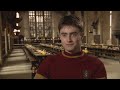 watch a bird's eye view of the new wizarding world of harry potter theme park with commentary by daniel radcliffe, emma watson and rupert grint.
