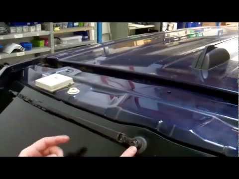 How to replace the rear wiper arm on the Range Rover L322 /MK III