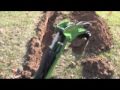 Using a John Deere Tractor to Extend Downspout