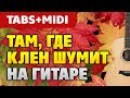 Синяя Птица - Там где клен шумит (Guitar Pro табы для гитары и MIDI от Kaminari)