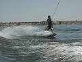 Wakeskate shuv-it attempt Wakeskate shuv-it attempt
