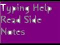 Typing Help [ see video text description ]