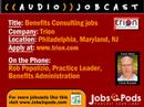 JOBCAST: Benefits Consulting Jobs at Trion