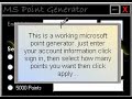 Microsoft Point Generatorworking as of july 30