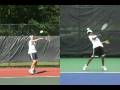 Tennis Dartfish - Chase's Forehand and Backhand Before and A