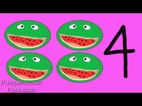 Fruity - http://www.pumpernickelpark.com - Fruity Numbers 1 to 10: Count the Fruit Numbers 1 to 10! A fun way for kids to learn to count and to identify each number. ...