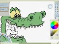 Drawing a gator-Color Drawing a gator-Color