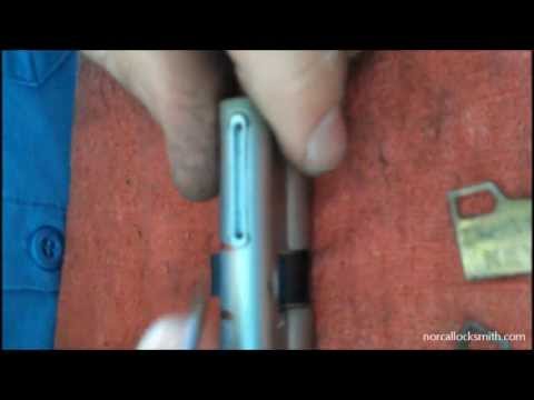 how to remove euro cylinder