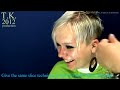 BUT NOW IT'S OFF!! Summer Hairstyle and Color of Myrthe. by Theo Knoop