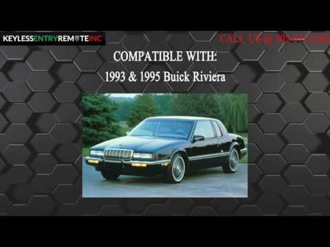 How To Replace Buick Riviera Key Fob Battery 1993 & 1995