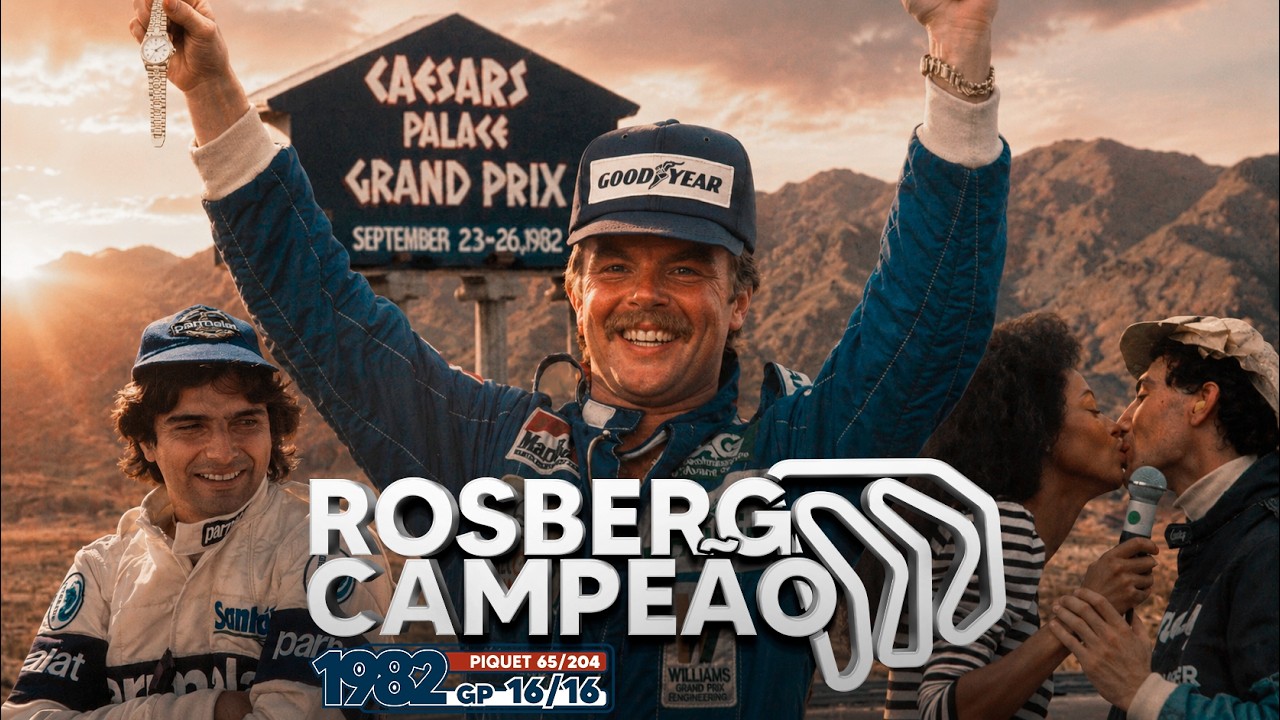 PIQUET abandona; ROSBERG é campeão e ALBORETO surpreende - GP de Las Vegas 1982